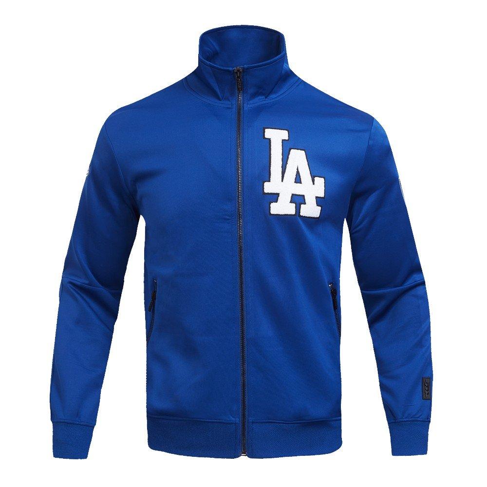 Pro Standard Men's MLB Los Angeles Dodgers Classic Double Knit Track Jacket - Blue - BLUE